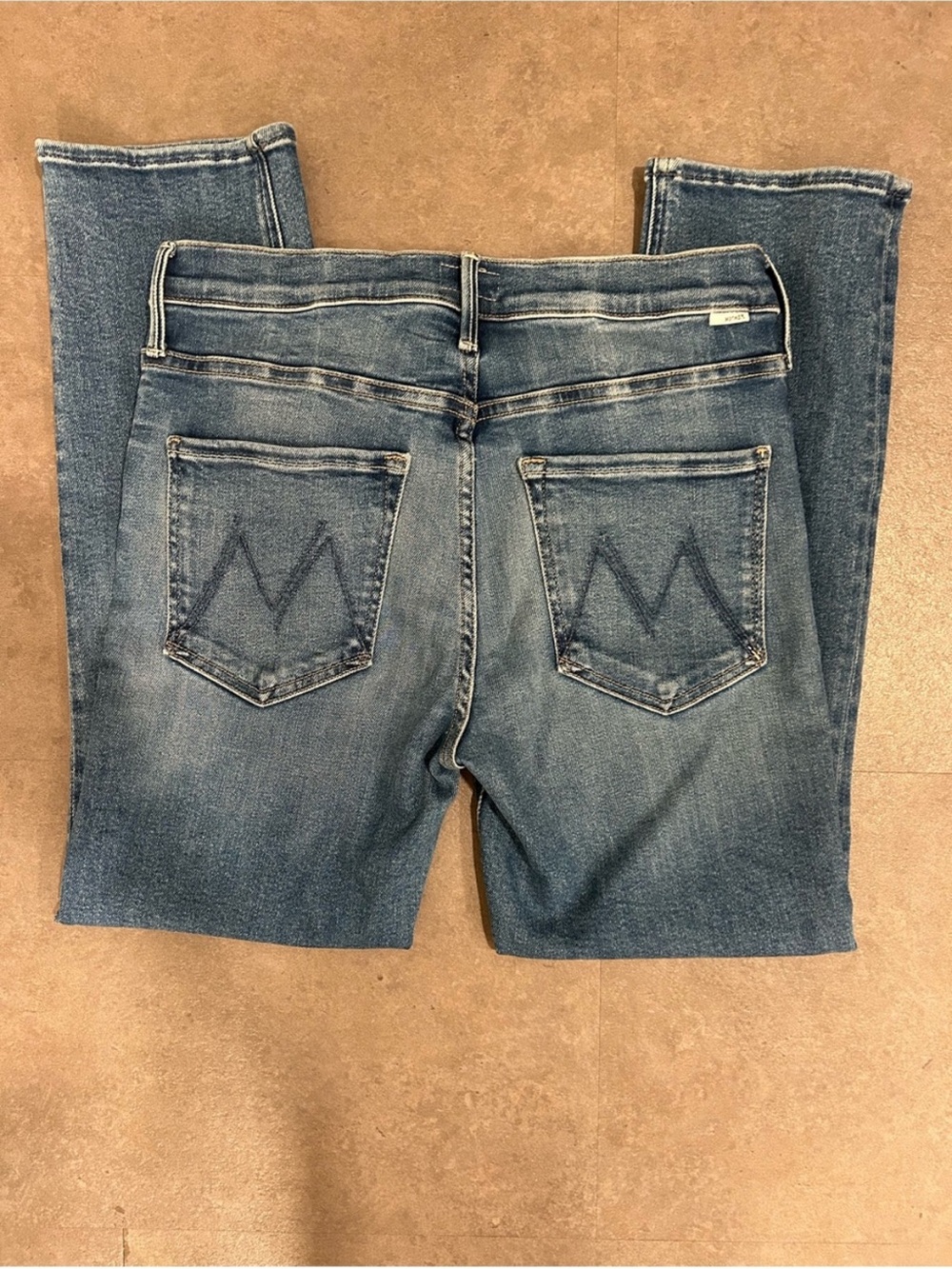 MOTHER The Mid Rise Dazzler Crop Jeans Size 30 - Picture 2 of 8